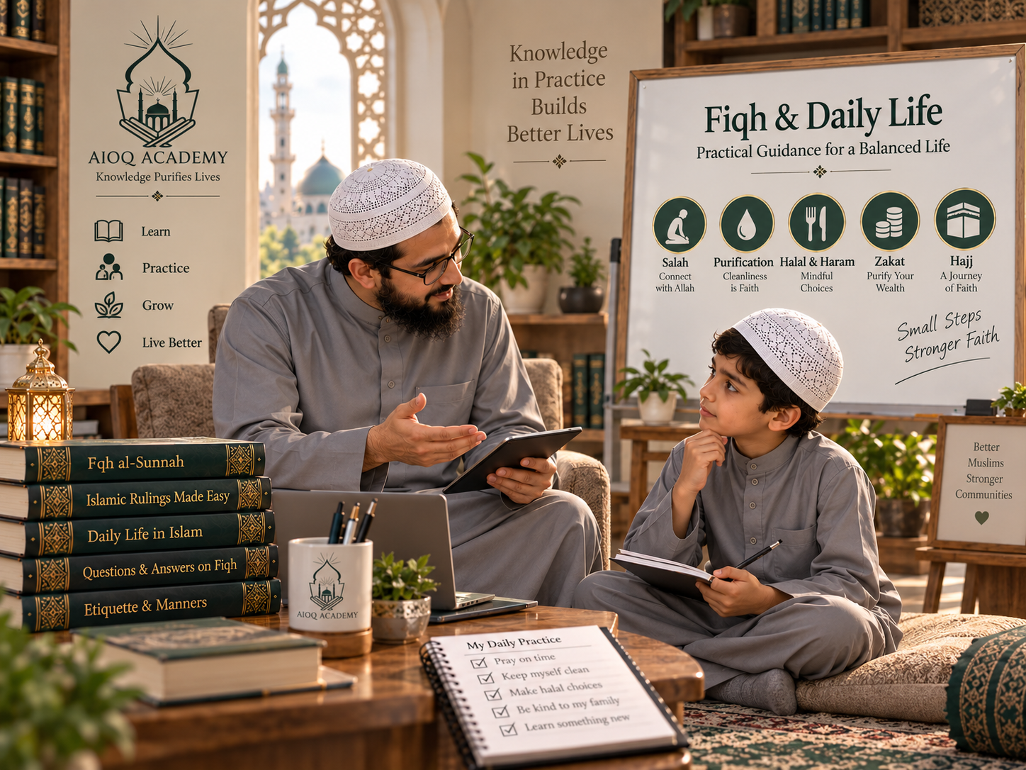 Fiqh and Daily Life online course at AIOQ Academy