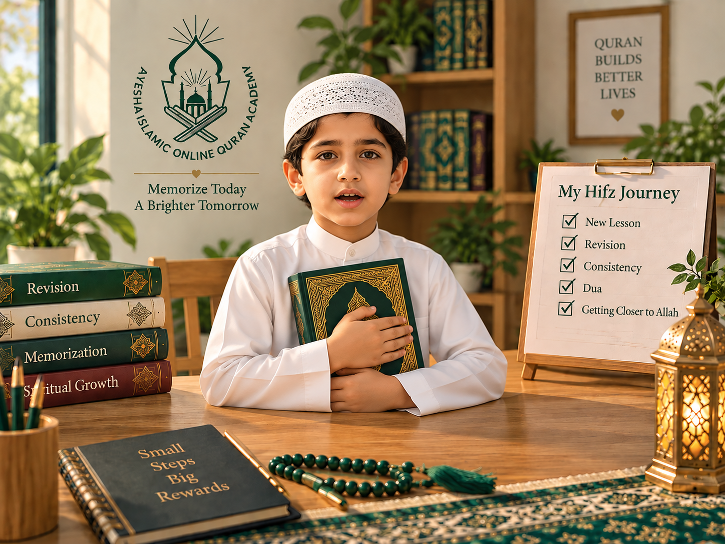 Hifz-ul-Quran memorization course at AIOQ Academy